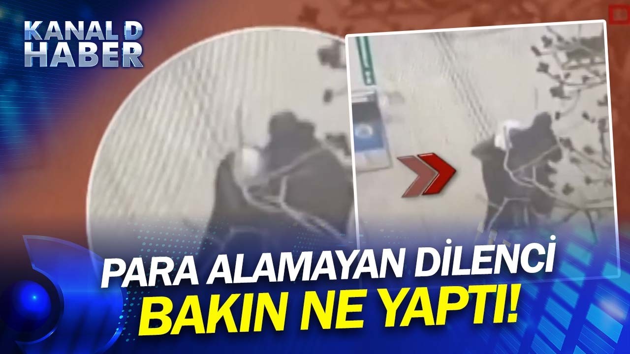 Kadına Kabusu Yaşattı! Dilenci Para Alamayınca, Çantayı Gasbetti