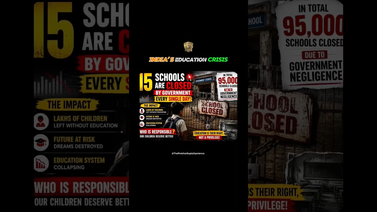 15 Schools Closed Daily&hellip; What&rsquo;s Going On?🤡#shorts #protest #youtubeshort