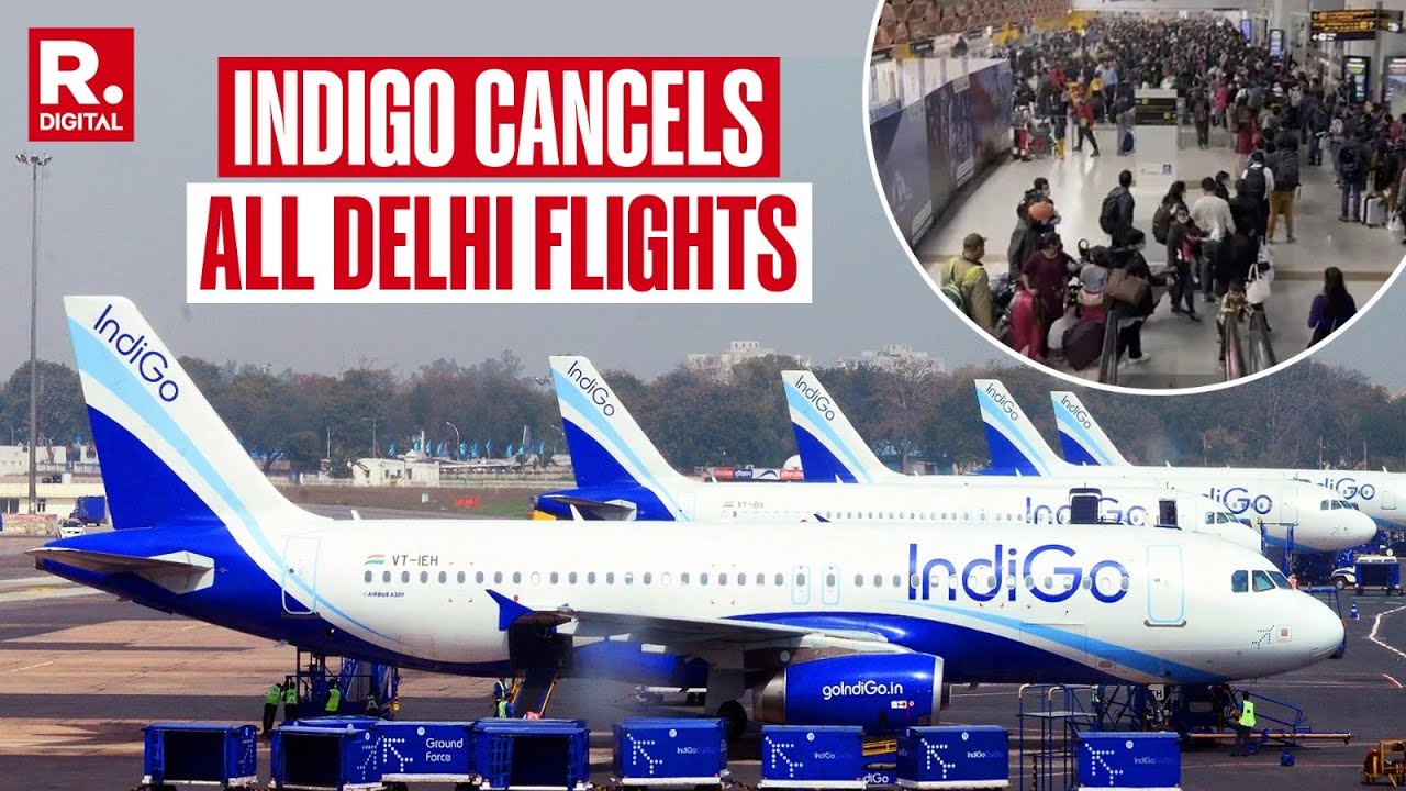 Aviation Crisis: Indigo Halts All Operations In Delhi Amid Aviation Turmoil