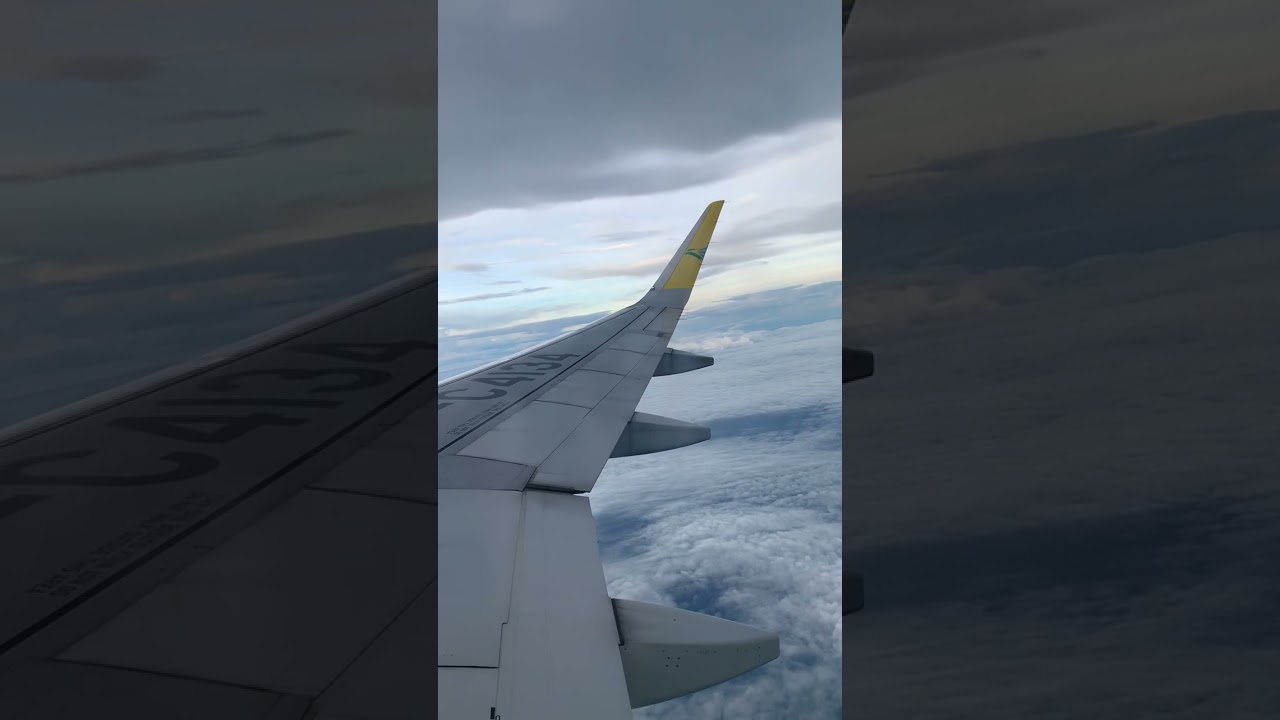 Beautiful clouds on flight 
