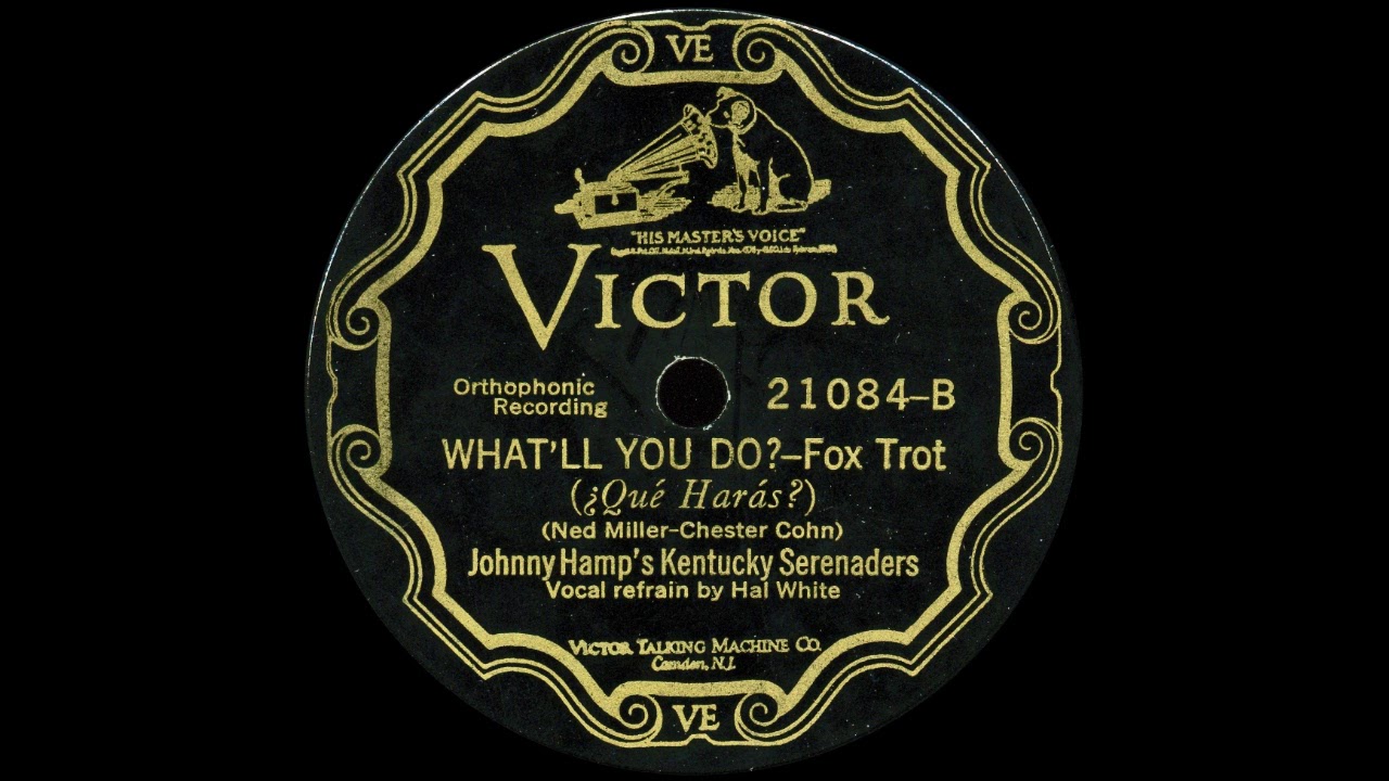 WHAT'LL YOU DO? -  Johnny Hamp's Kentucky Serenaders
