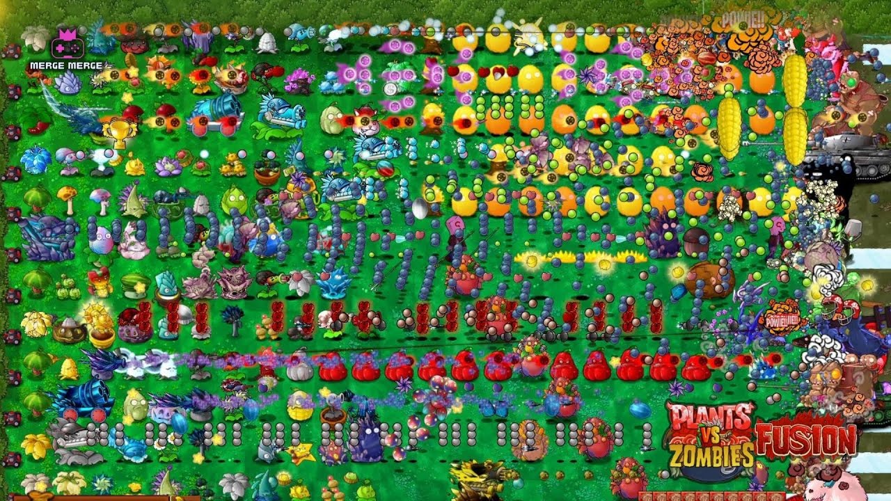 PvZ Fusion - Guarana Edition : Larg Map - Gameplay  38