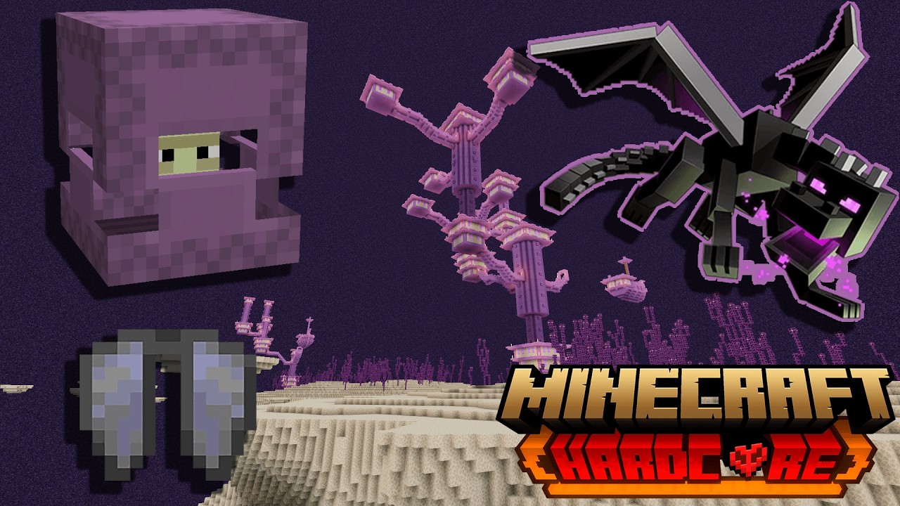 UBIO SAM ENDER DRAGONA & UZEO ELYTRU!! - Minecraft Hardcore Prezivljavanje #5