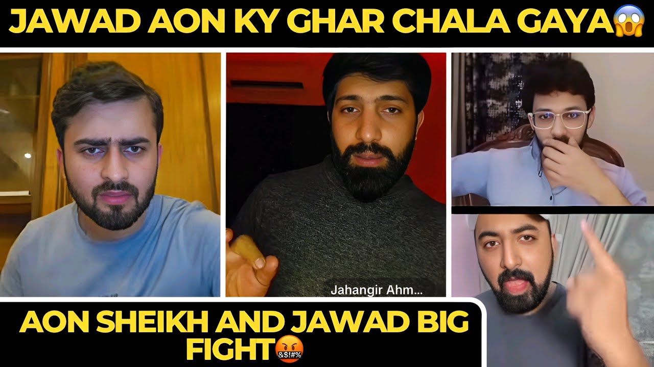 Aon Sheikh and Jawad Big Fight😡|| Jawad Aon KY Ghar Chala Gaya😱|| Haider Shah TikTok Live Match