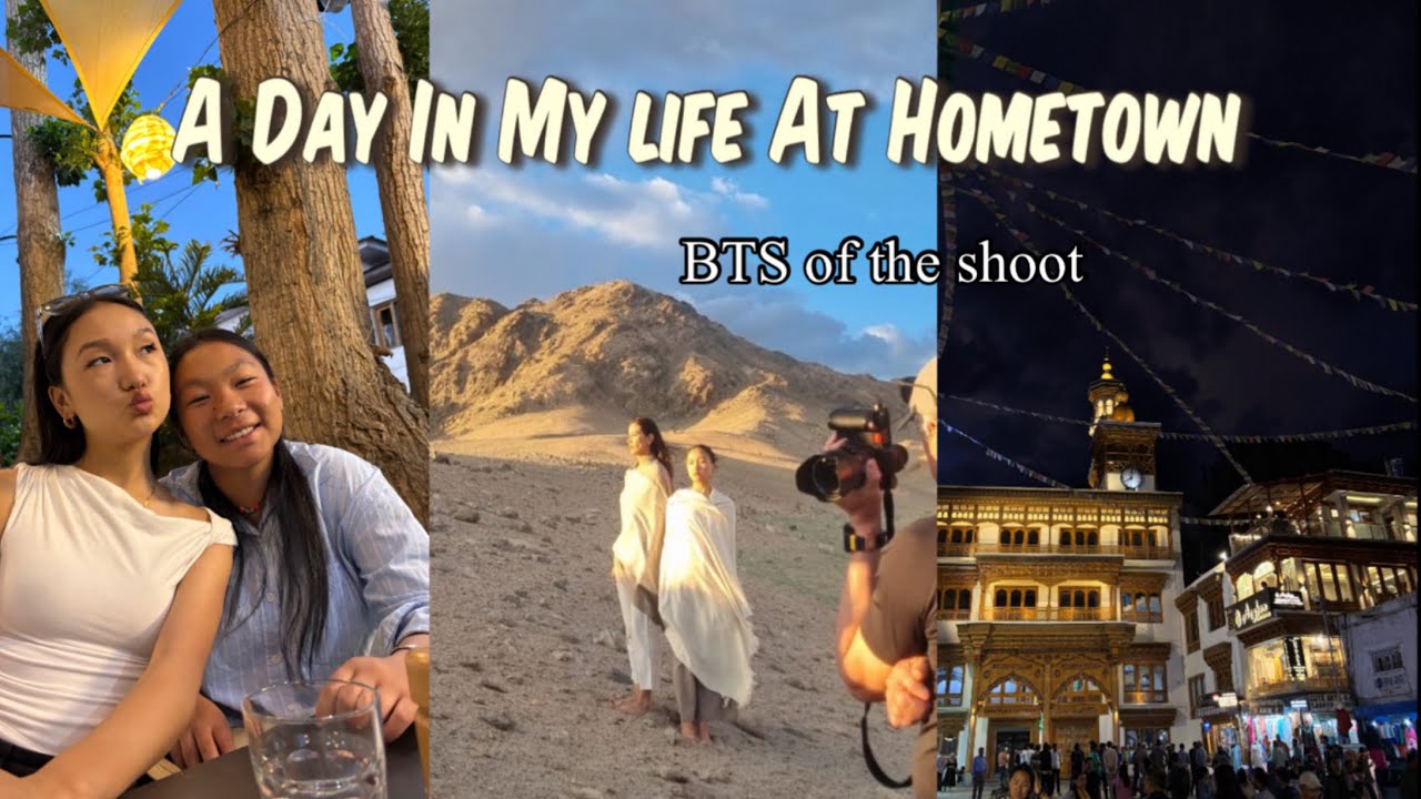 A day in my life at Ladakh||Behind the scene of shooting||Shooting|| Tibetan Vlogger || Ladakh 