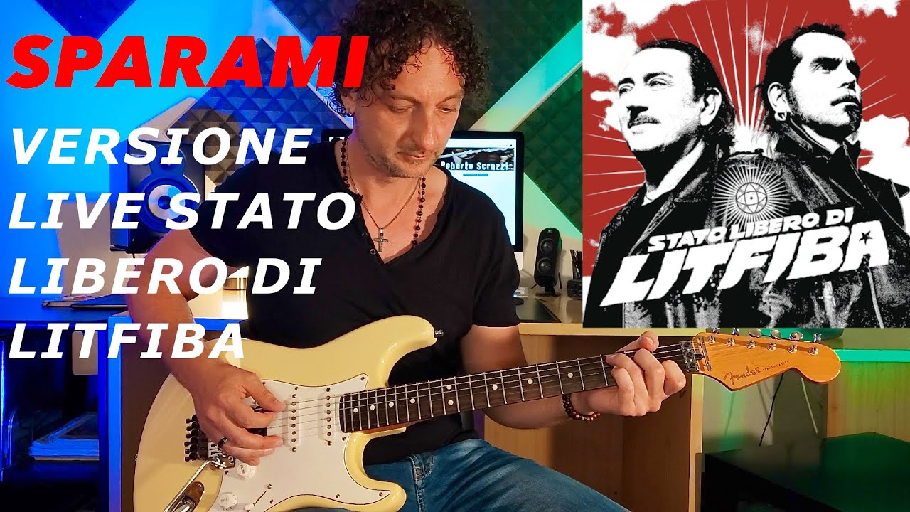 Litfiba - Sparami - Versione Live Stato Libero di Litfiba (Guitar Cover)