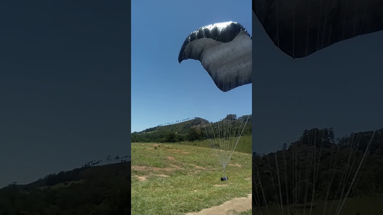 Paraquedas solar solto em salesopoles