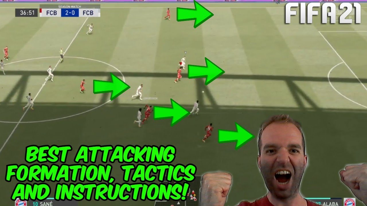 FIFA 21 - BEST *CUSTOM* ATTACKING Formation, Tactics and Instructions