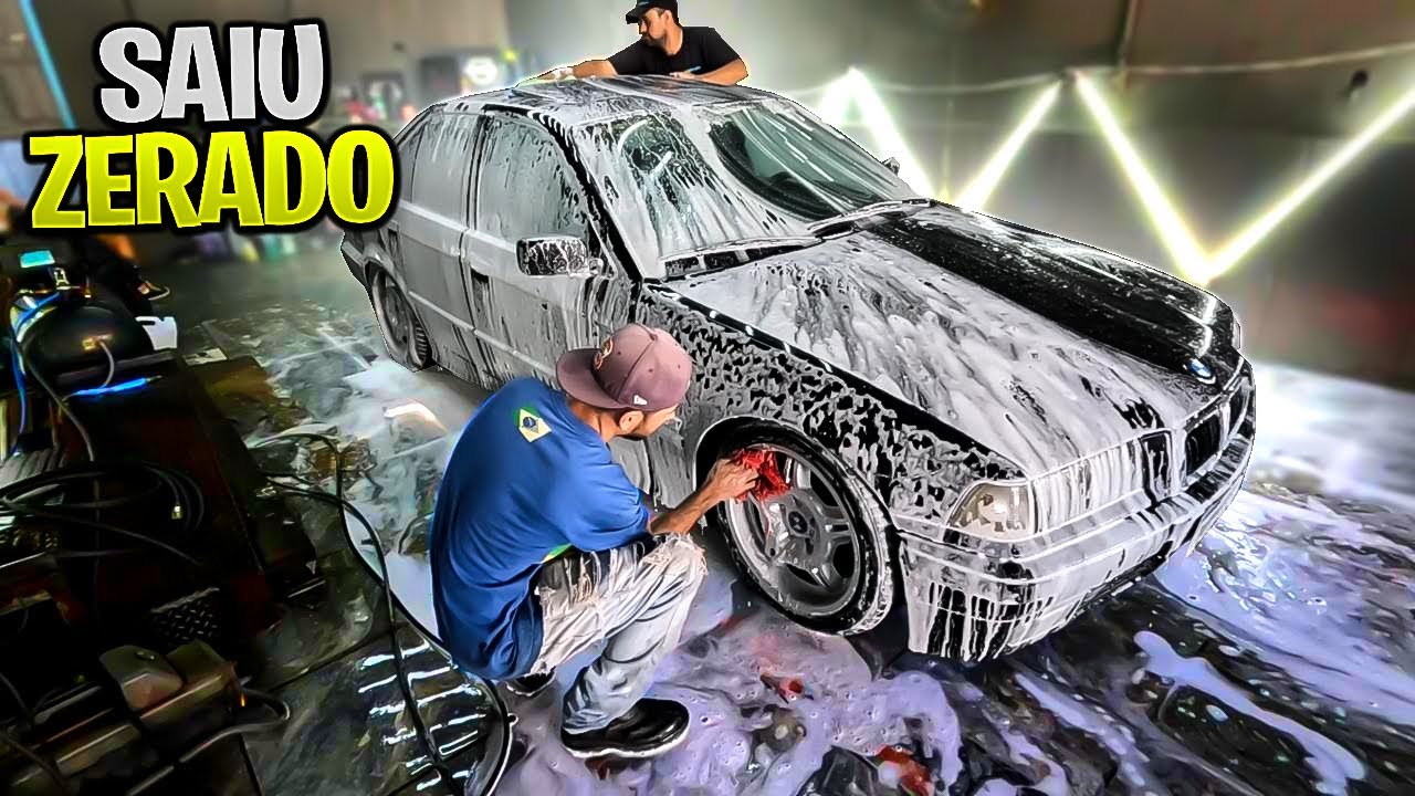 LEVAMOS A BMW E36 PARA SEU PRIMEIRO BANHO!