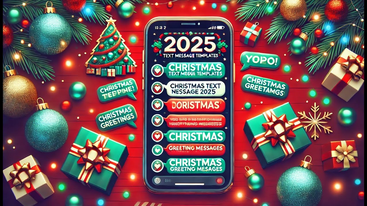 Christmas Text Message Templates 2025 - christmas greeting messages