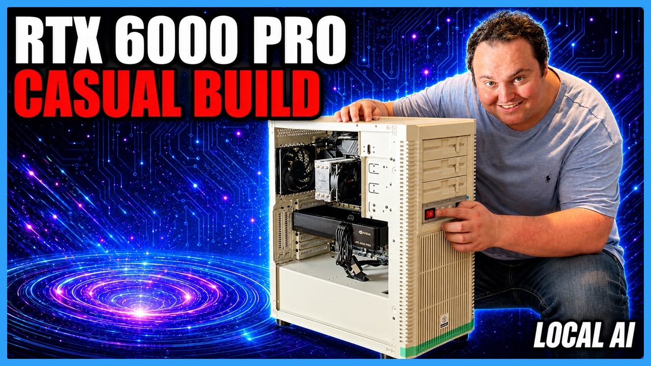 Casual RTX 6000 Pro AI Build &ndash; NEW Local AI Training Setup!