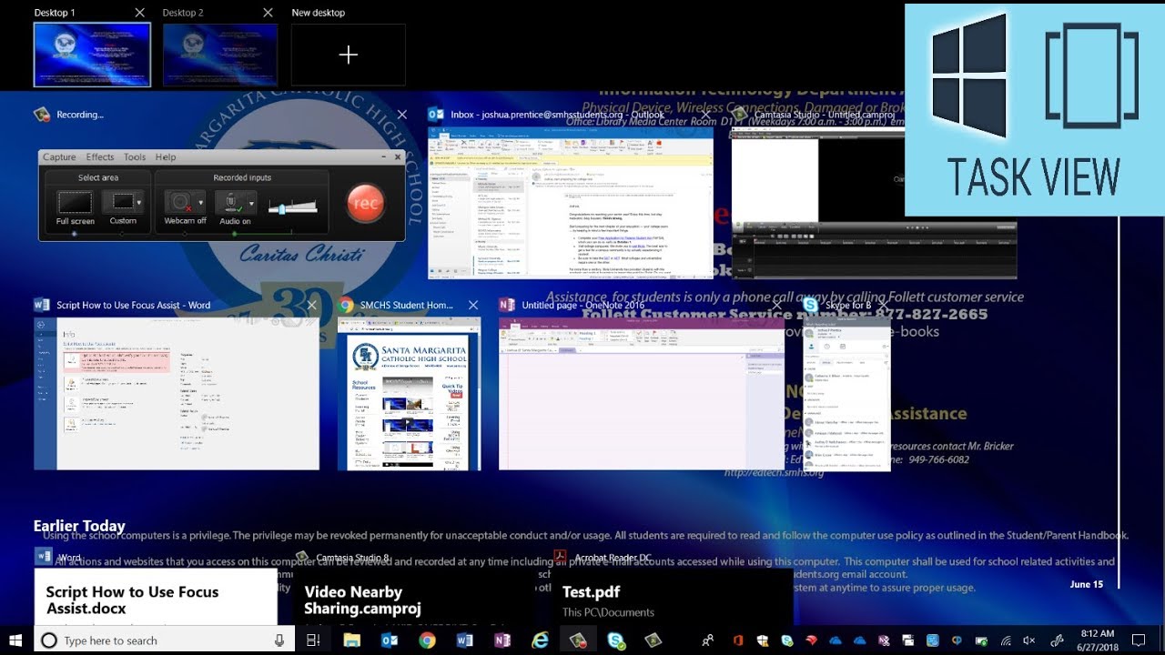 How to Use Task View Win10