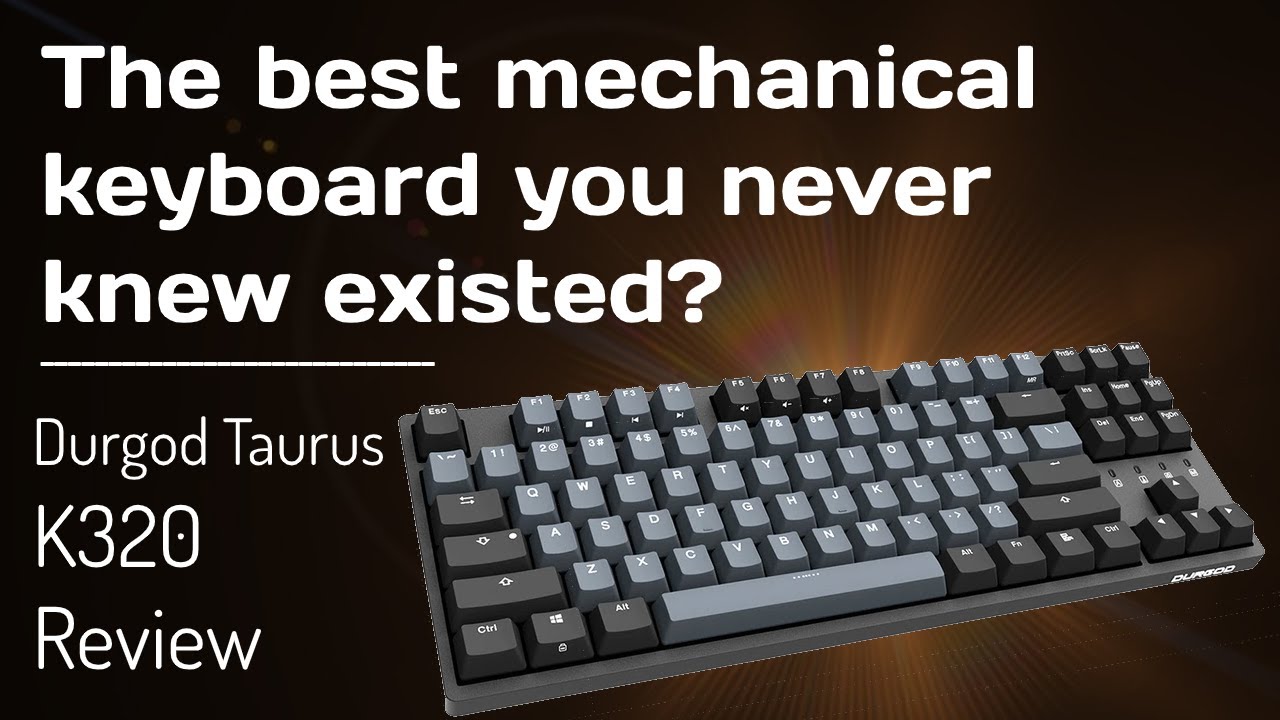 The BEST Keyboard I've Ever Used?! | Durgod Taurus K320 Mechanical Keyboard Review!