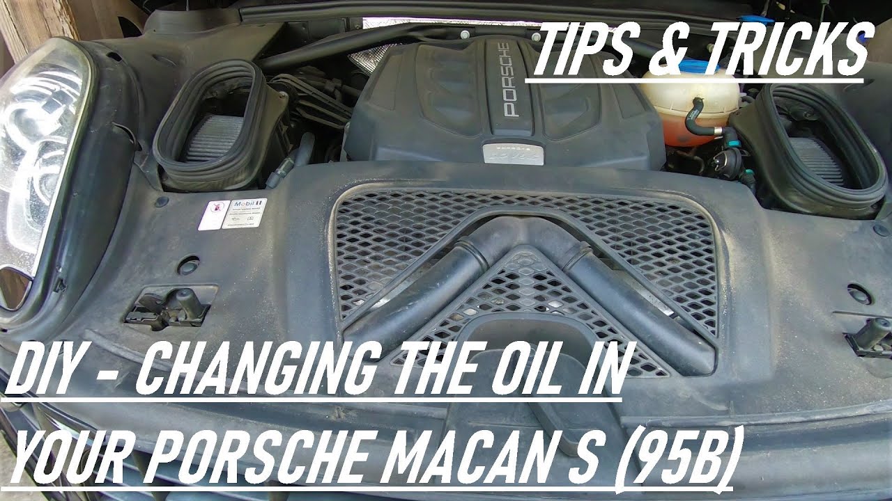 DIY - Changing Oil in Porsche Macan S (95B)