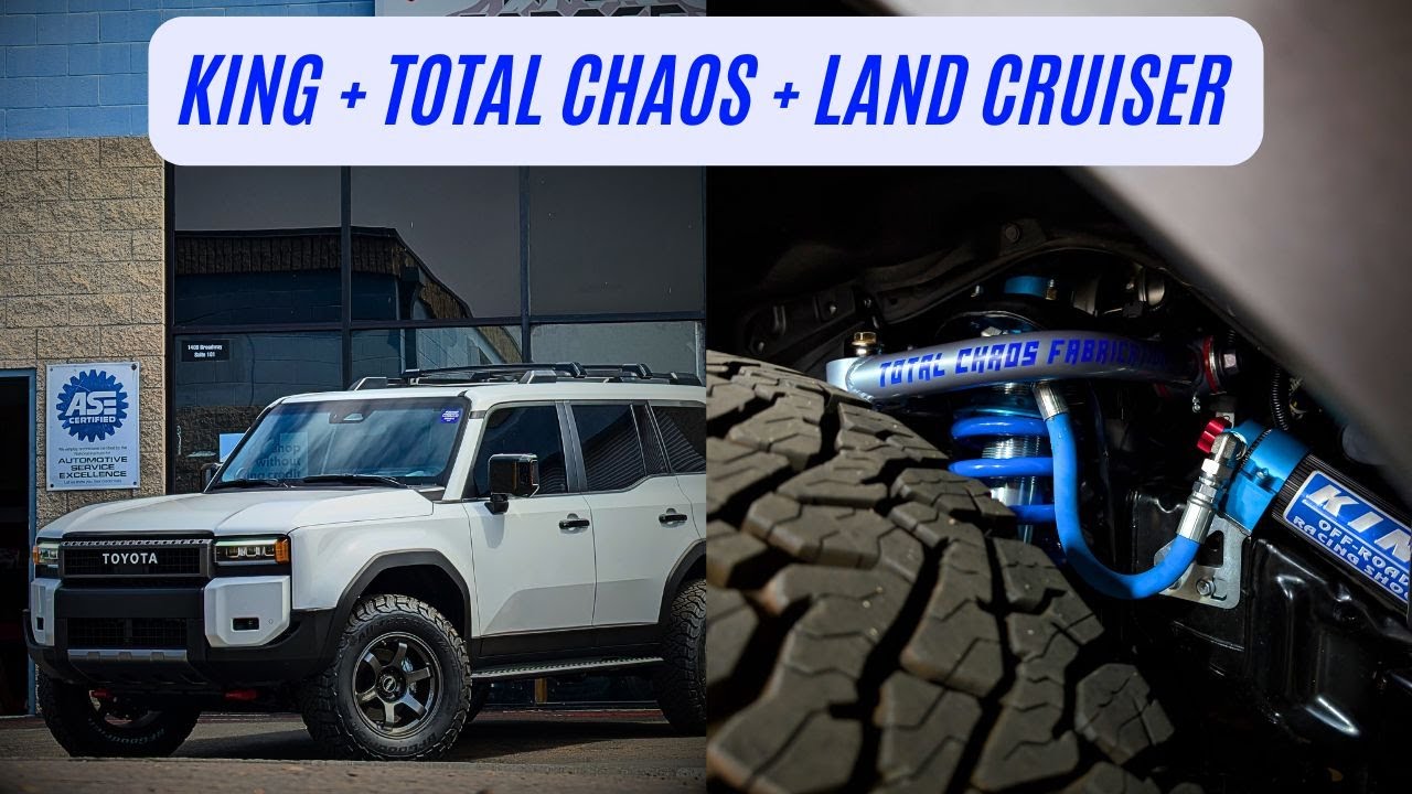 How To Install UCAs And Shocks On A Land Cruiser LC250 / KING SHOCKS + TOTAL CHAOS