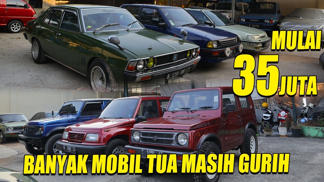 BANYAK MOBIL TUA KONDISI GURIH, KATANA, SIDEKICK, STARLET, COROLLA, CIVIC MULAI 35 JUTA