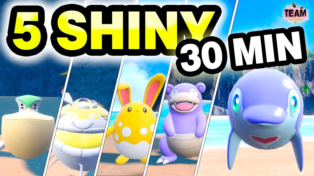 ✨ ¡¡Esta RUTA te ASEGURA SHINY AGUA en Pokémon Escarlata y Púrpura!!