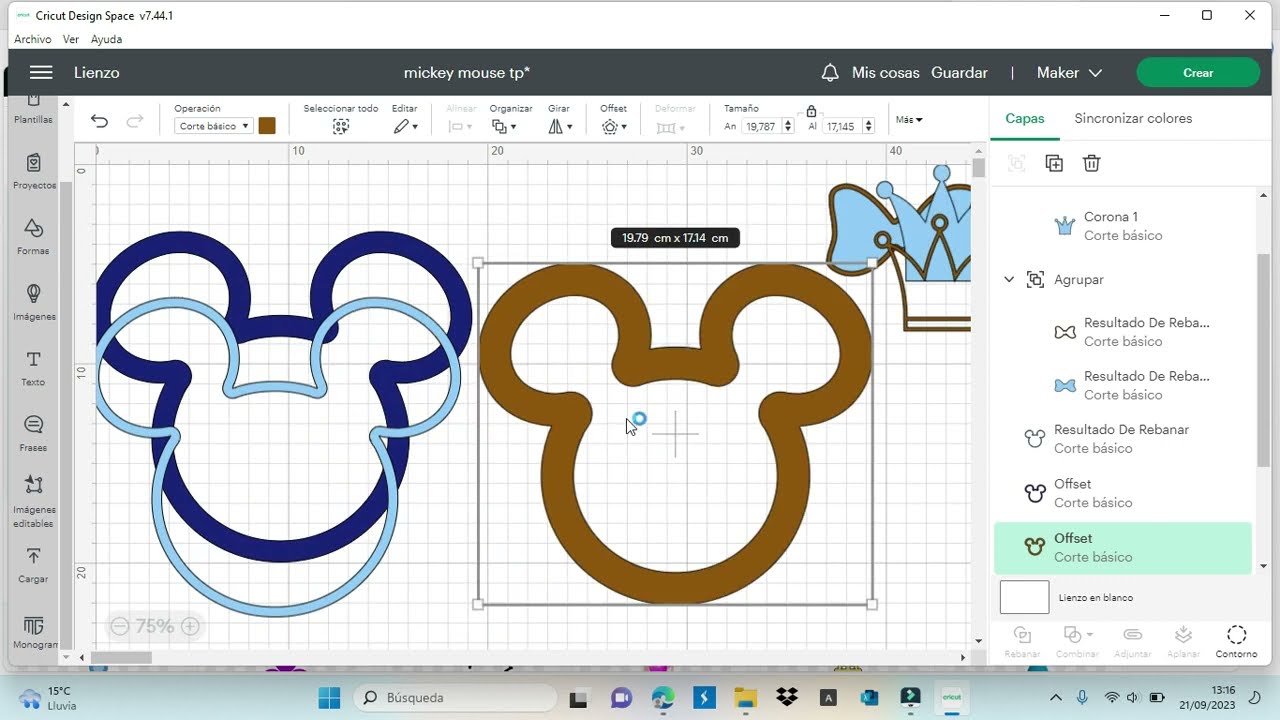 Tutorial de Cake Topper de Mickey Mouse + plantilla