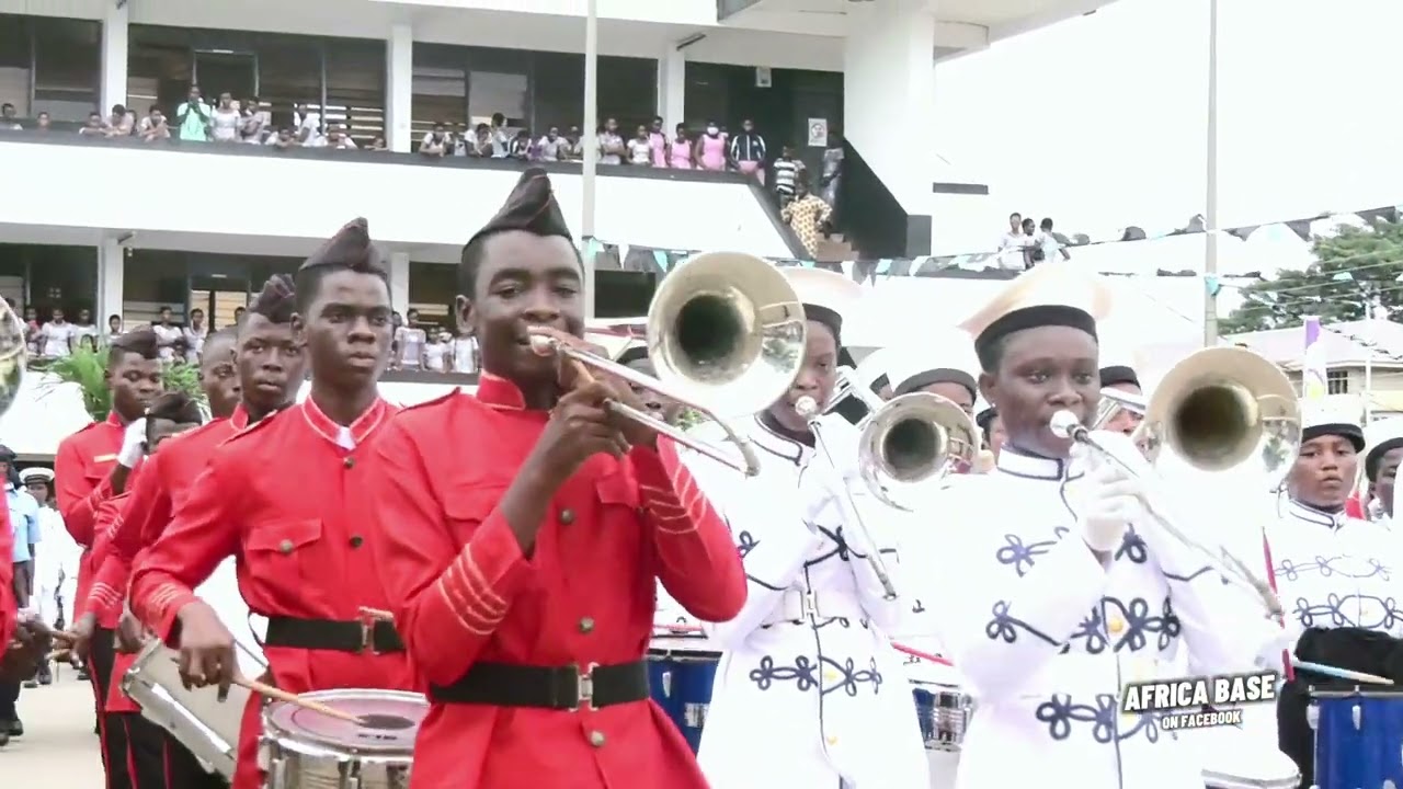 Beautiful Parade By Ahantaman Girl's Senior High school on their 75th anniversary celebration