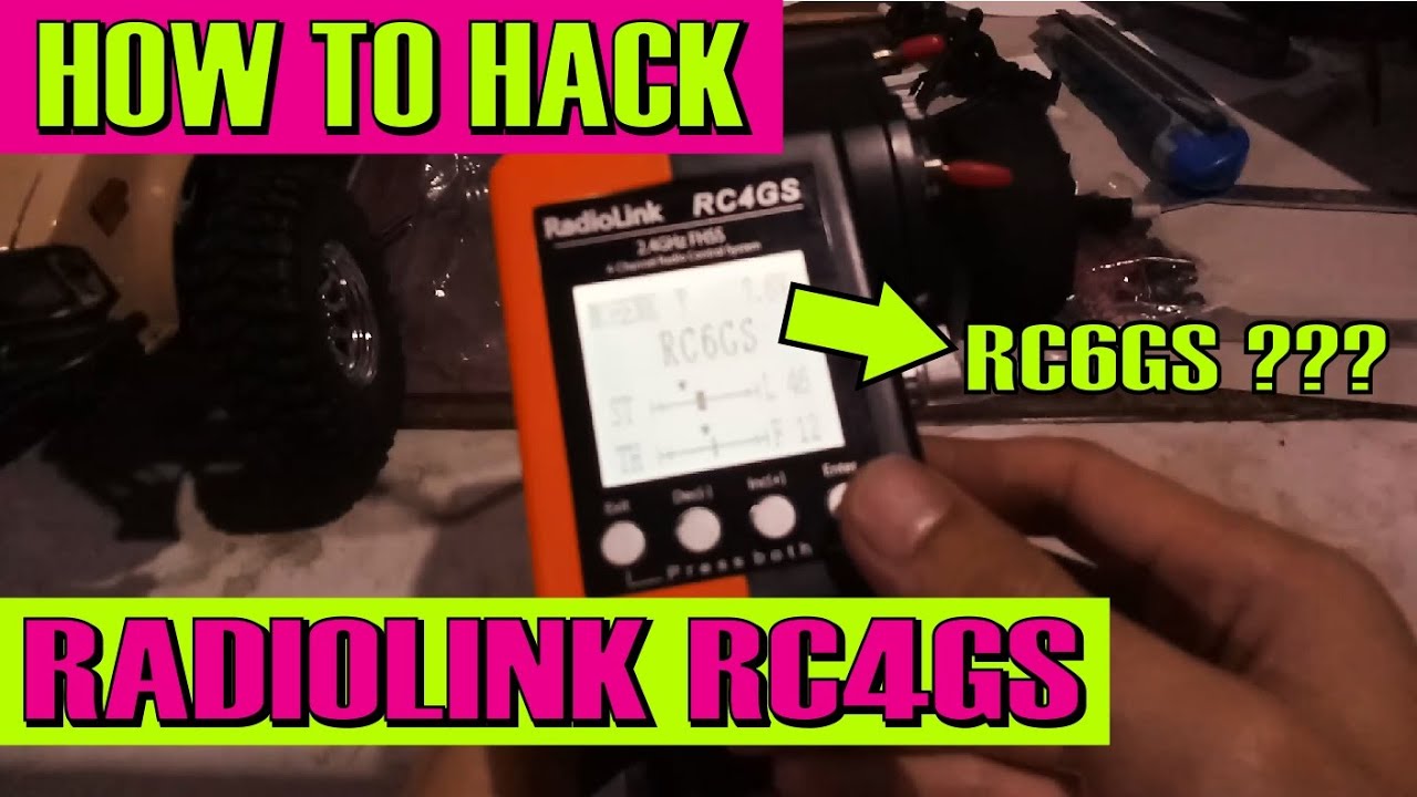 Hack Transmitter RC4GS to RC6GS
