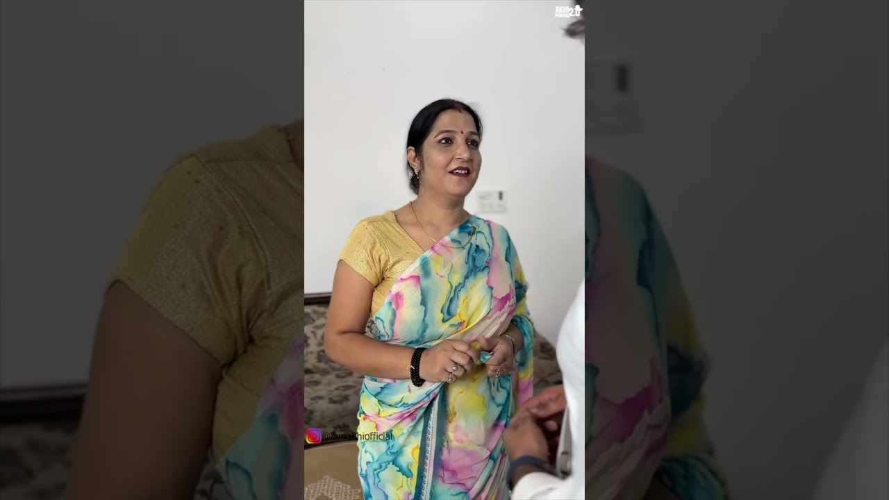 Saas aur Damad ka Pyaar | watch till end 🤦&zwj;♀️ #viral #shorts #akhiporwal | Akhi Porwal