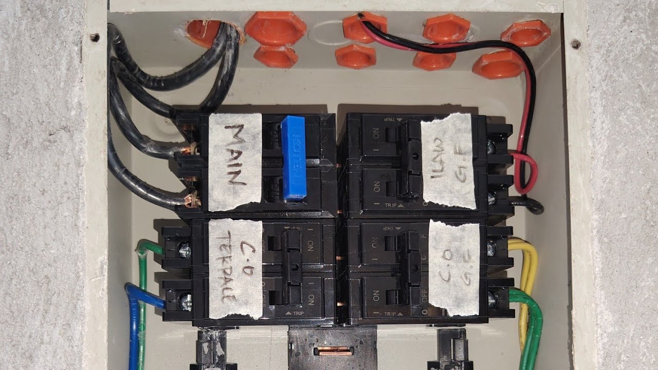 Paano mag terminate ng Panel Board para sa SEPERATION ng Load sa Bahay? | Explained