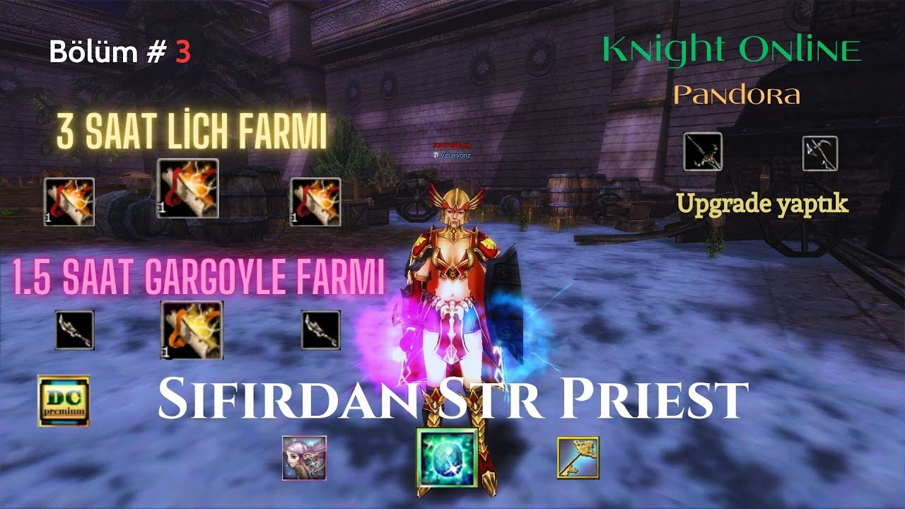 Knight Online Sıfırdan Str BP 5x 400KC Çekiliş | Pandora #3 #KnightPin