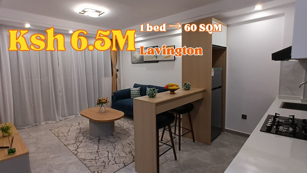 KSh 6.5M Modern 1-Bed Apartment Tour in Lavington | From 60 sqm Pool & Gym #Lavington #RealEstate