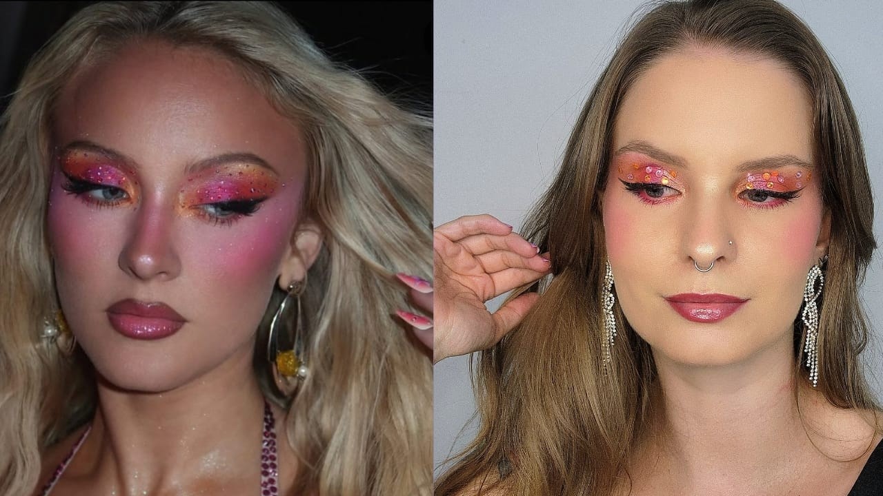MAQUIAGEM DE CARNAVAL INSPIRADA NA ZARA LARSSON