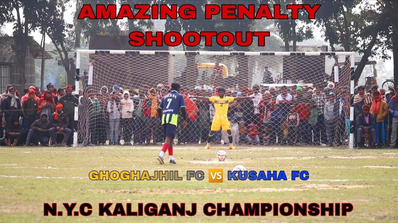 PENALTY SHOOTOUT ⚽️🥅 II GHOGHAJHIL FC 🆚️ KUSAHA FC 💥 At- Kaliganj Football Championship ⚽️