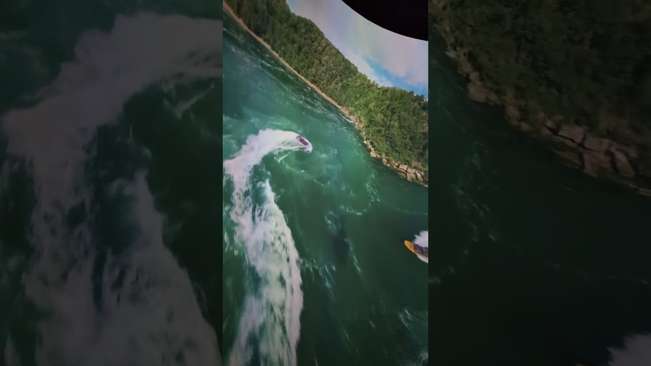 Flight over Nigeria Falls 