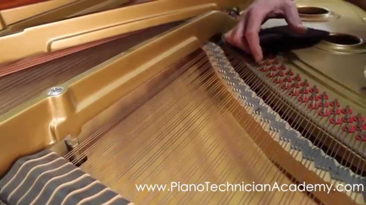 How to Clean Rusty Piano Strings