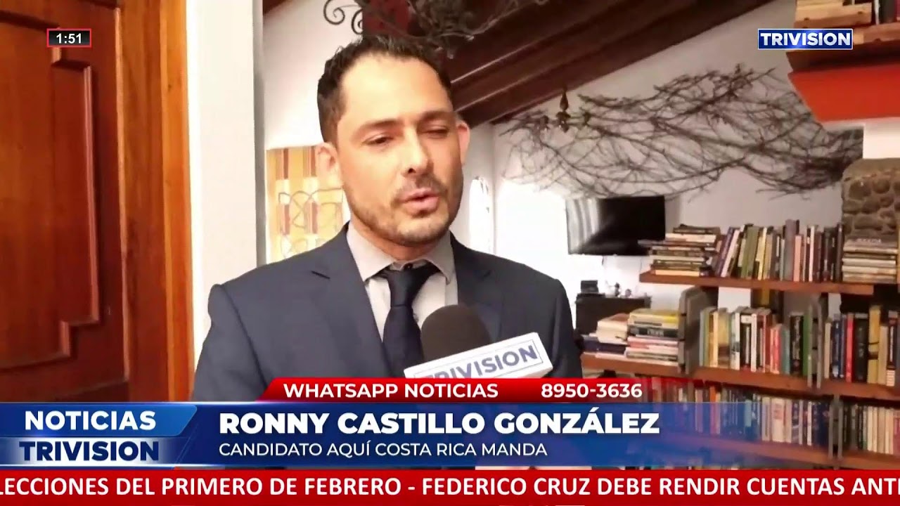 Conozca, quién es Ronny Castillo, y su labor al frente del Partido Aquí Costa Rica Manda.