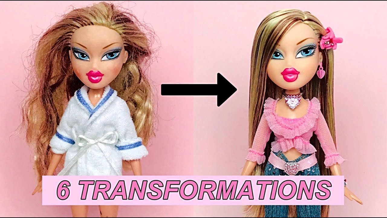 6 BRATZ TRANSFORMATIONS! | AzDoesMakeUp!