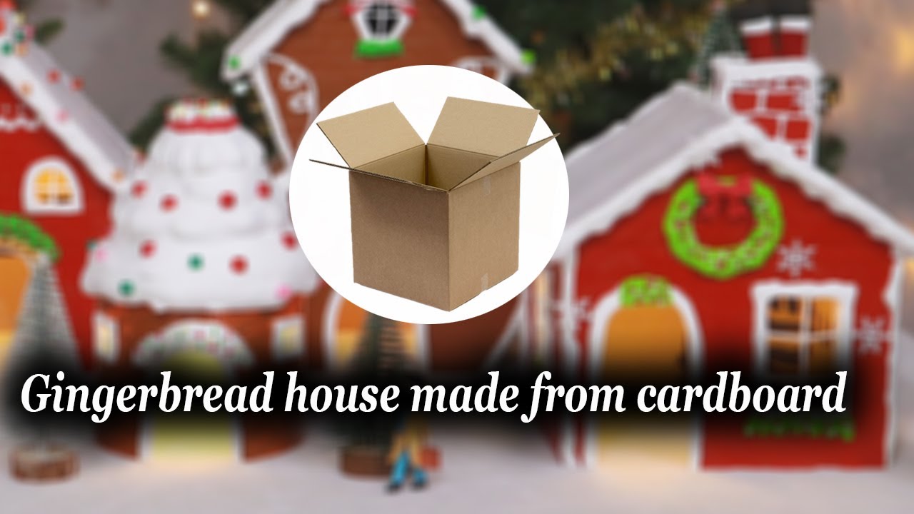 Amazing Gingerbread House Made From Cardboard | Christmas Craft 2023