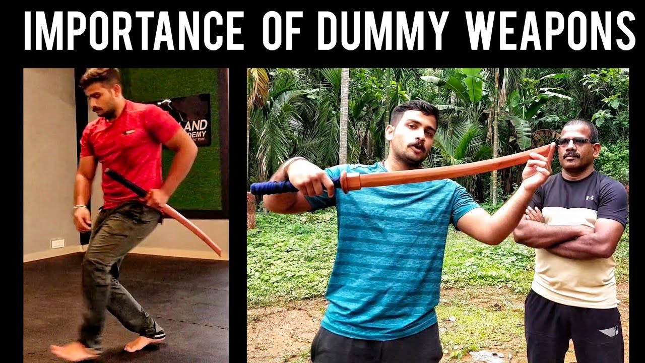 Dummy Vs Real Weapon for practice...