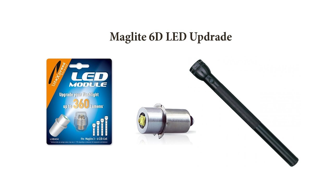 Maglite 6D и вторая жизнь суперфонарика. LED Upgrade фонаря дубинки