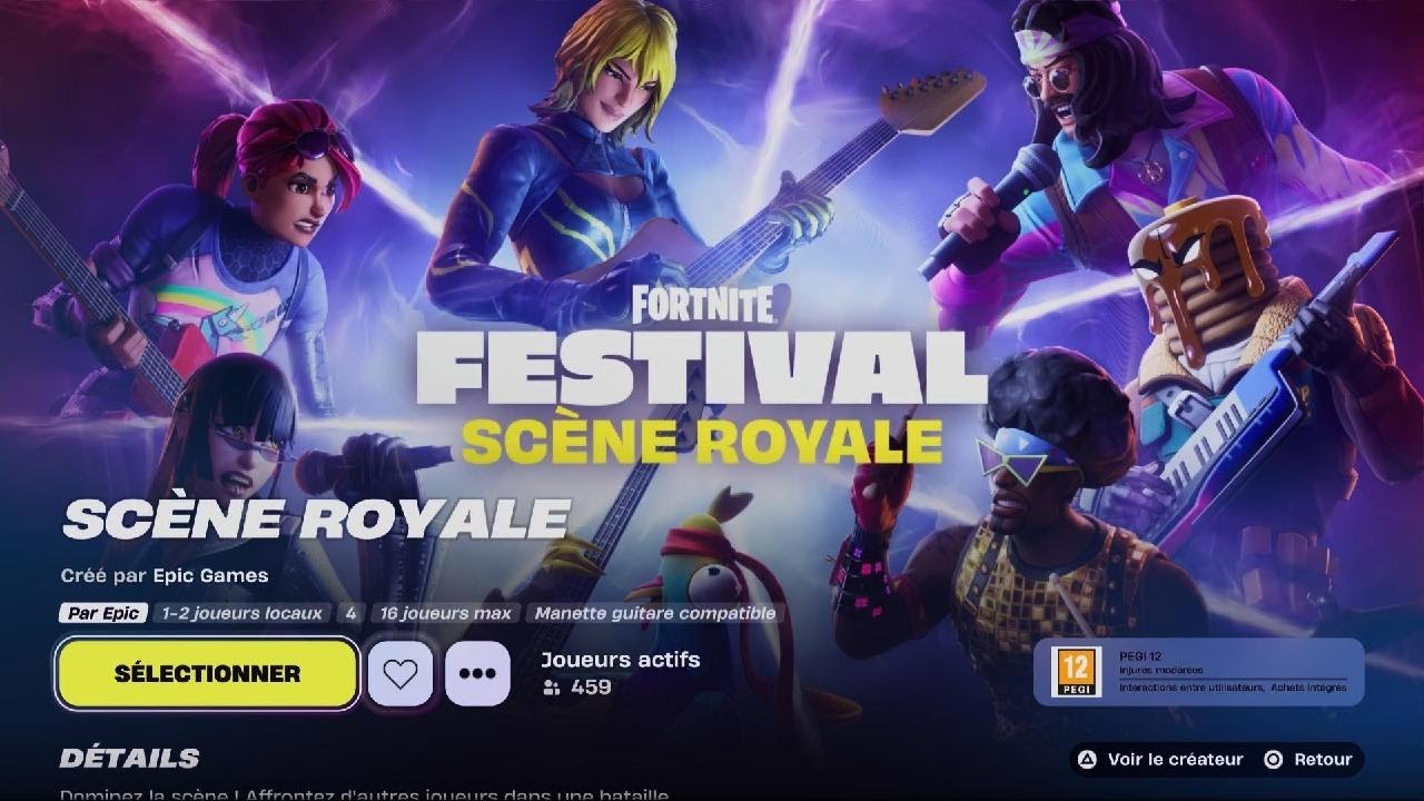 Fortnite festival Gameplay top 1