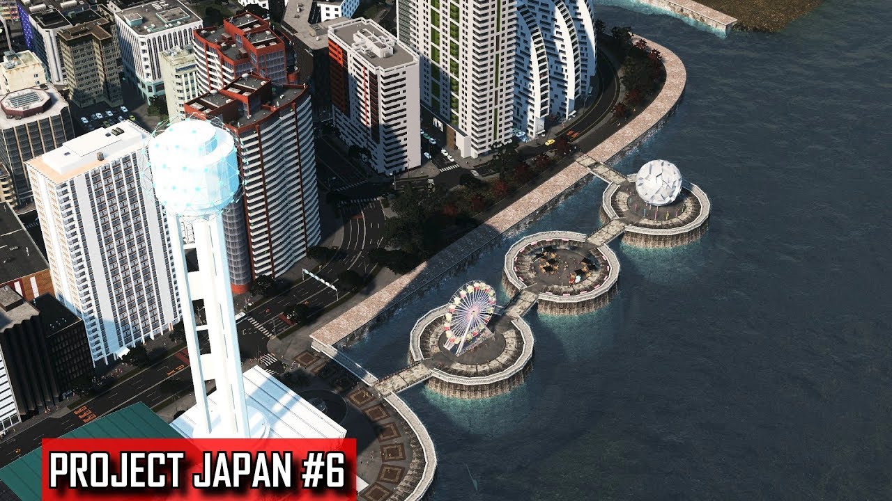 Incredible Waterfront Development! - Cities: Skylines - PROJECT JAPAN #6