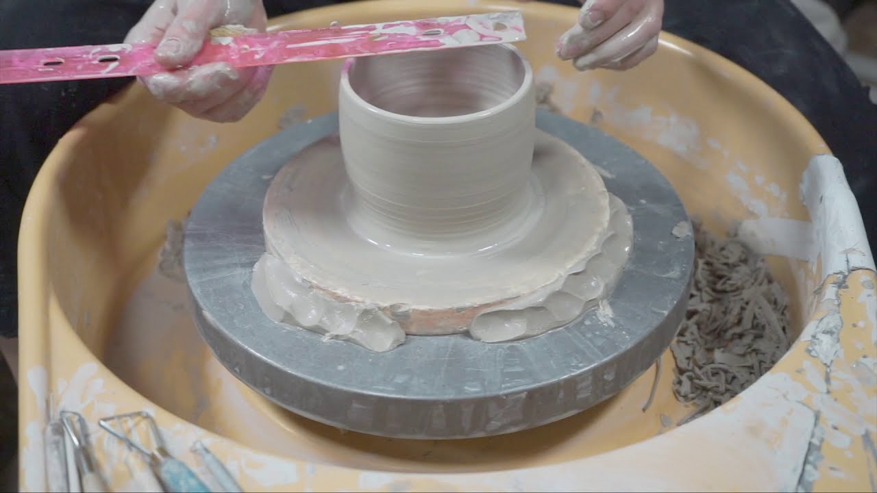 Making a latte mug, Part 1: Throwing
