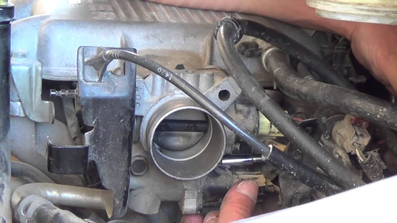 2000 voyager air filter replacement and throttle body cleaning, better idle