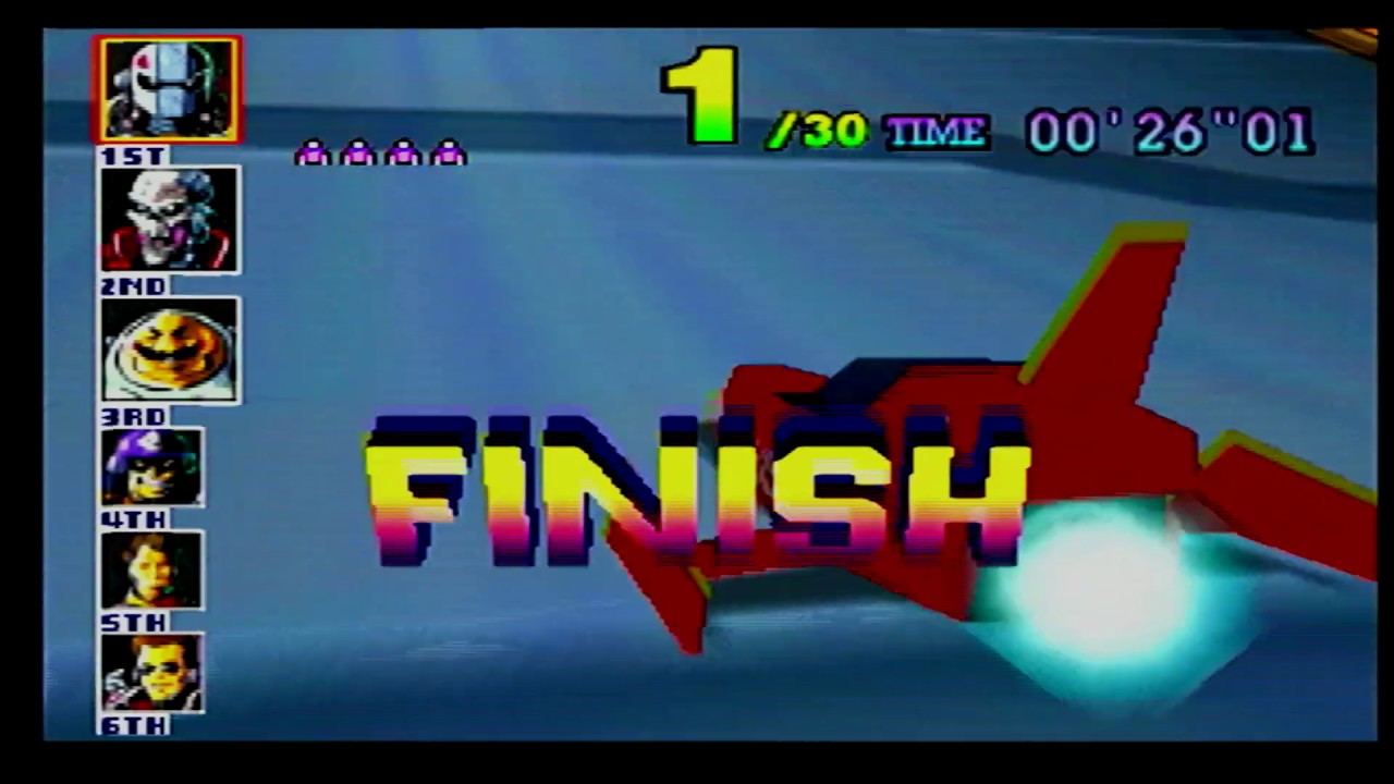 HDMI 1080p - N64 Original Hardware & Software - F Zero X - Nintendo 64 - Longplay Speedrun - Part 3