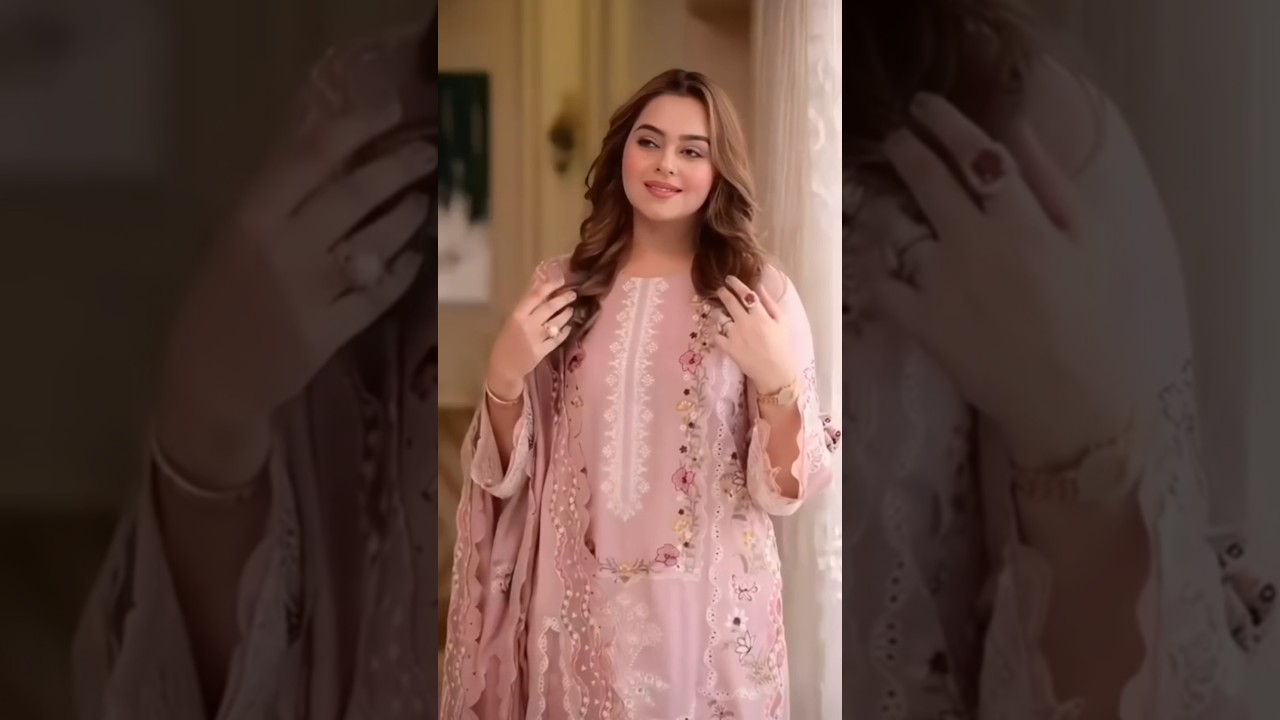 Aneelas Pink Live Now At Al-Rooman Fabrics ☎️ 03008669683 