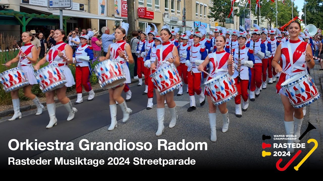 Orkiestra Grandioso Radom - WAMSB Streetparade - Rasteder Musiktage 2024, Germany
