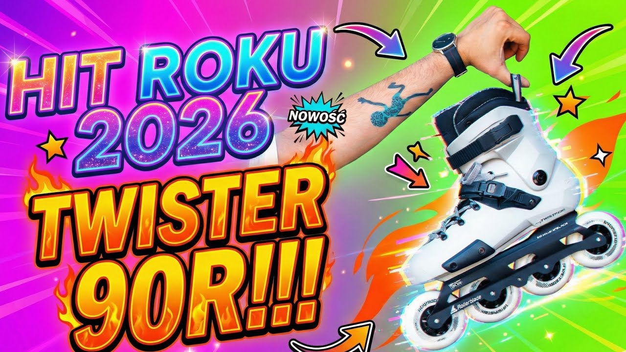 HIT Rolki Rollerblade Twister 90r 2026 I Recenzja