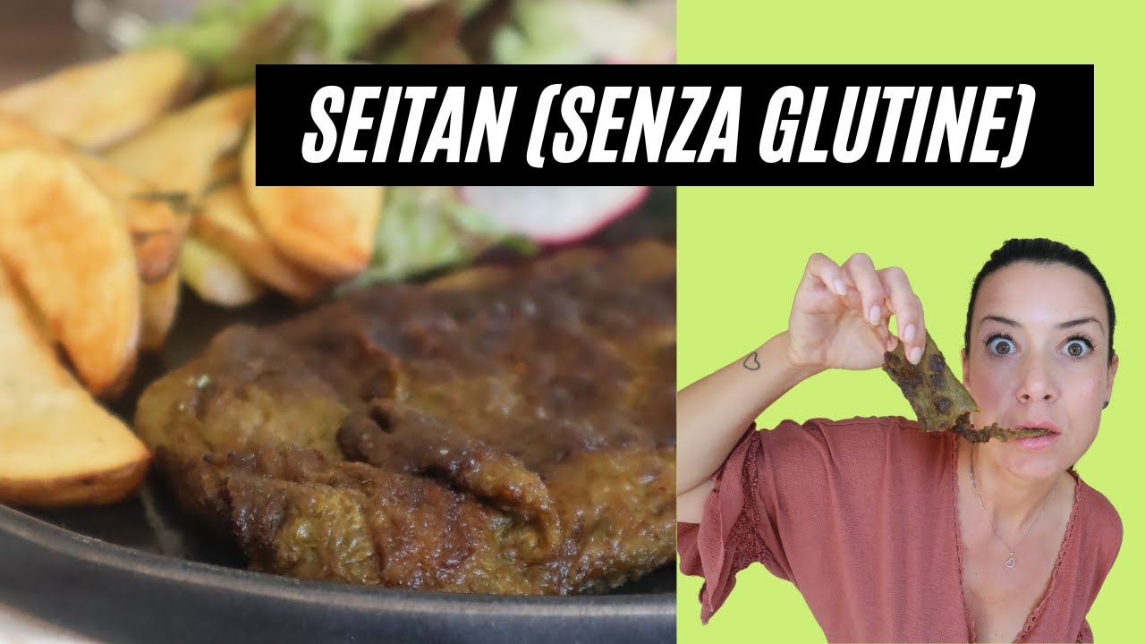 Seitan Senza Glutine! La ricetta è proteica e facilissima! Come fare la carne vegana senza glutine.