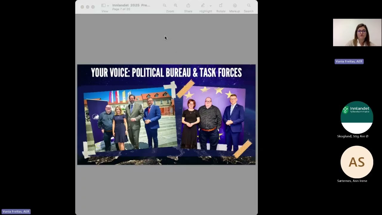 Presentation of AER to Innlandet