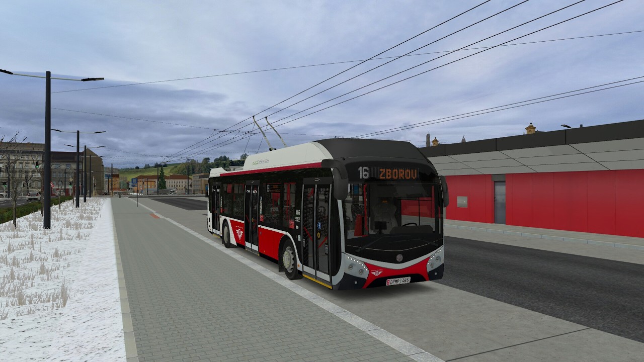 SIMT MHD | Linka 16 (Hlavní nádraží - Zborov) | Škoda 32Tr SOR #465