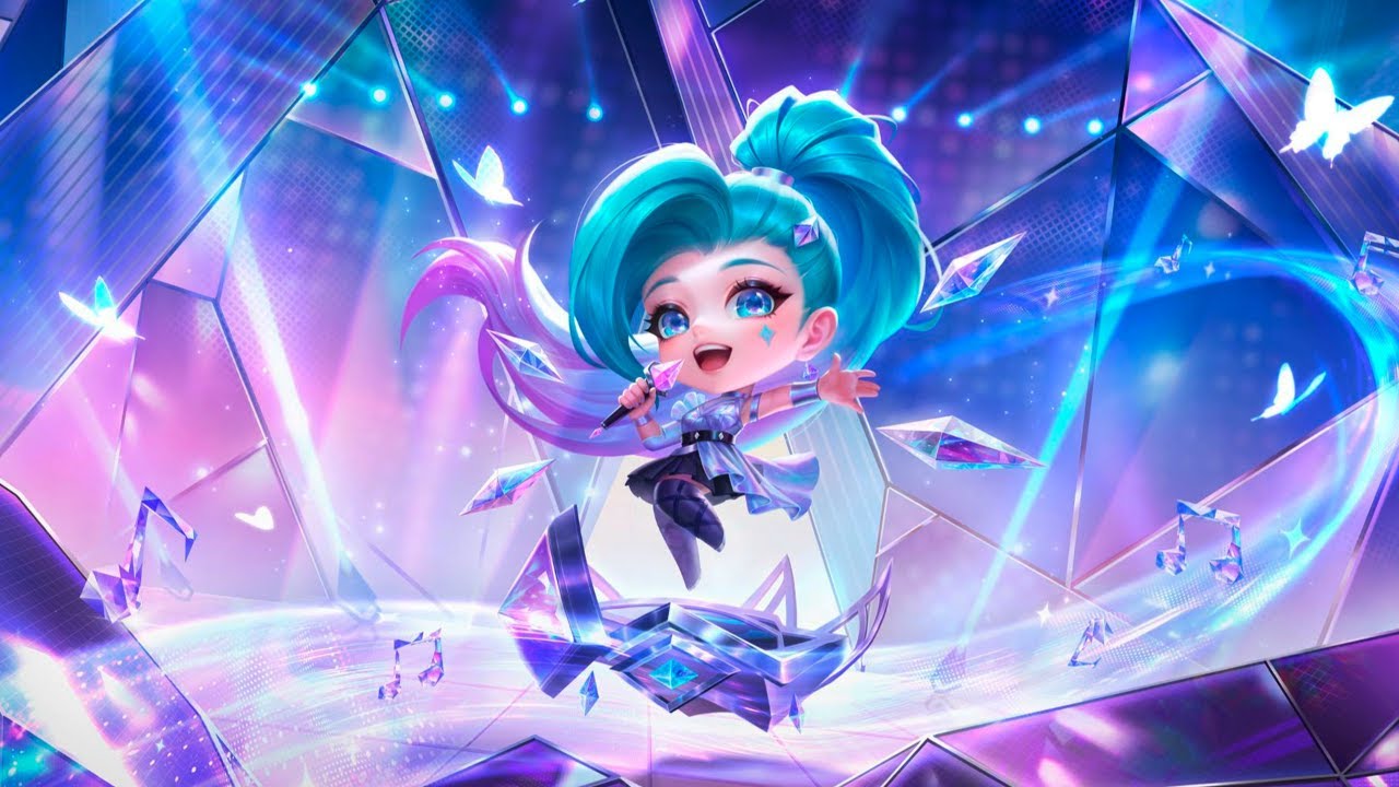K/DA All Out Seraphine Chibi Showcase - TFT: Golden Spatula
