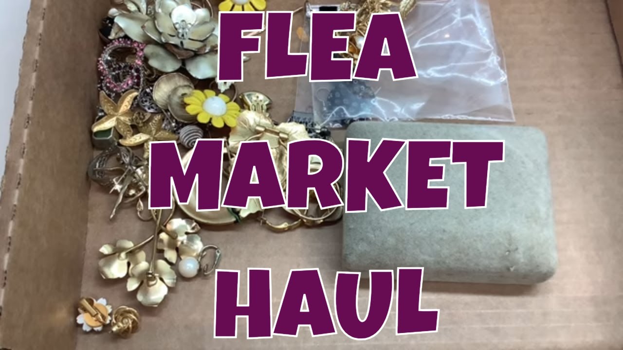 I BOUGHT THE WHOLE BIN! Flea Market jewelry + sterling & more!